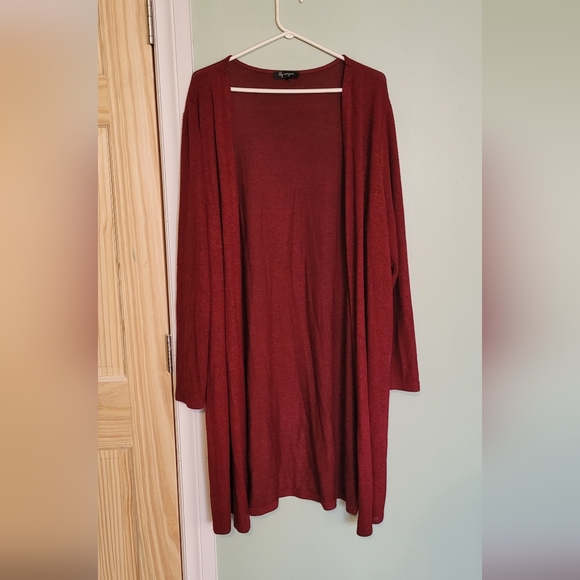 XL OPEN FRONT LONG DRESSY SWEATER - Picture 1 of 3